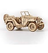 ROKR 3D Wooden Puzzle-Mechanical Car Model-Self Building Vehicle Kits-Brain Teaser Toys-Best Gift...