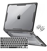 MOSISO Compatible with MacBook Air 13.6 inch Case 2022 2023 2024 Release M3 A3113 M2 A2681, Symme...
