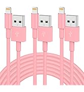 QZIIW iPhone Charger Cable 10 Ft [Apple MFI Certified], 3Pack 10 Feet Long USB to Lightning Cable...