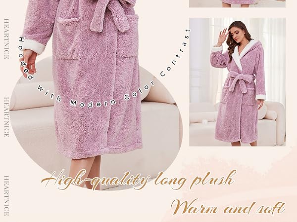  fleece women's robe