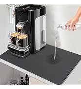 Golener Coffee Mat for Pot Espresso Machine, Large Coffee Maker Mat for Countertops, Coffee Bar A...