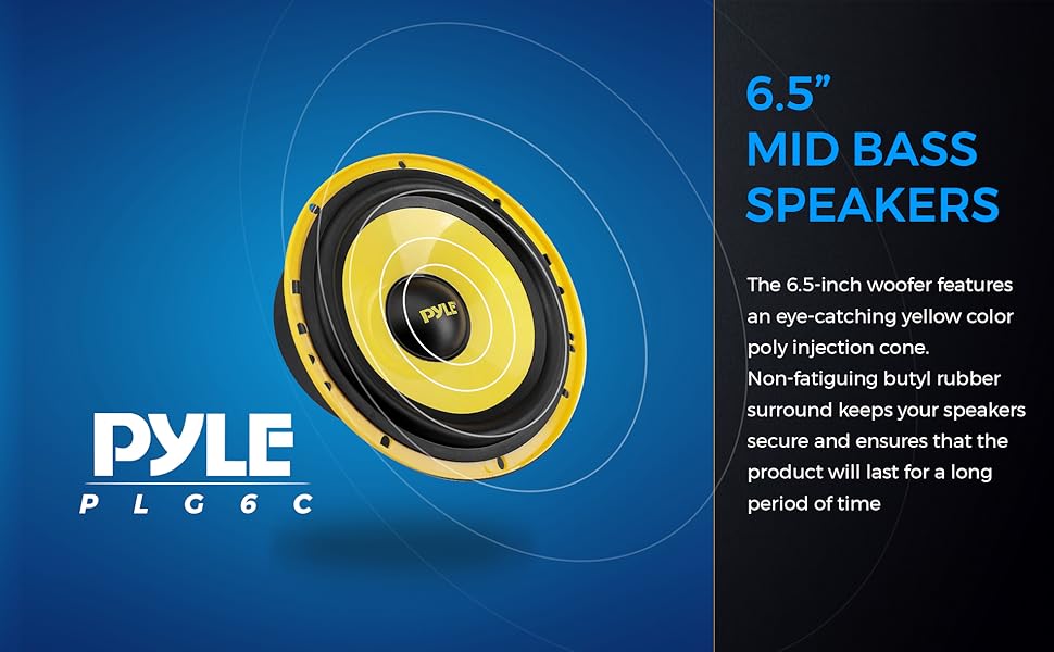 Car speaker, Pyle Car Speaker, Car Speaker system, Pyle Car Speaker system, 2 Way Custom system