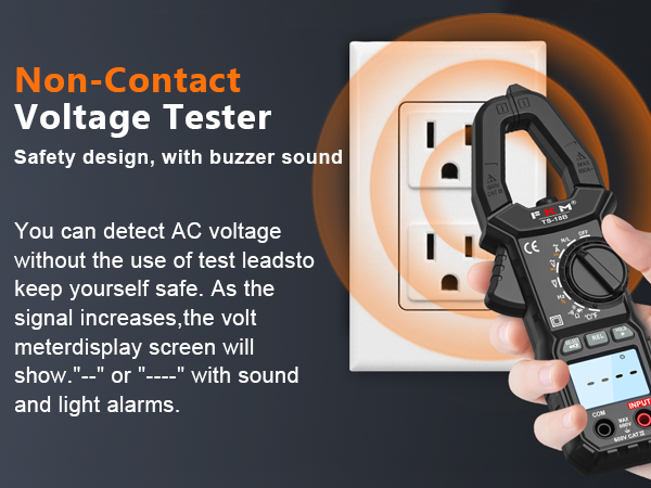 digital clamp meter multimeter,non-contact voltage tester