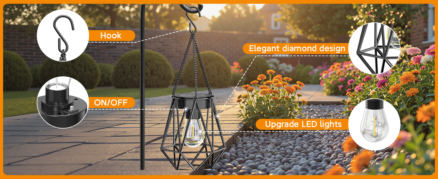 outdoor lanterns solar