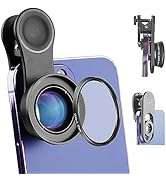 MARTVSEN 120MM Macro Lens for iPhone - 5K HD 10X Super Macro w Starlight Filter, Professional Uni...