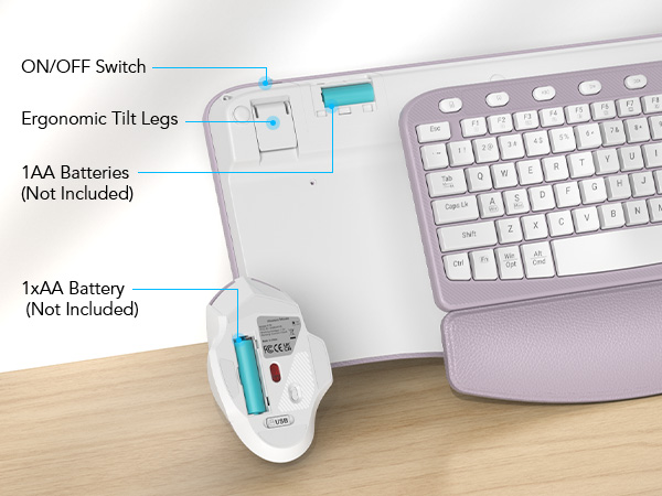 wireless keyboard and mouse combo