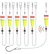 Dovesun Popping Cork Float Rig Weighted Fishing Bobbers Floats Fishing Corks Popping Corks for Sa...