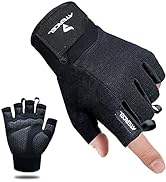 ATERCEL Workout Gloves for Men and Women, Exercise Gloves for Weight Lifting, Cycling, Gym, Train...