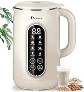 IAGREEA 35oz Nut Milk Maker Machine Stainless Steel Lid BPA Free, 8in1 Soy Milk Maker for Homemad...