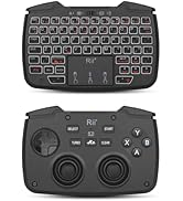 (Bluetooth Version)Rii RK707Pro 3 in 1 Multifunctional Wireless Bluetooth Portable Game Controlle...