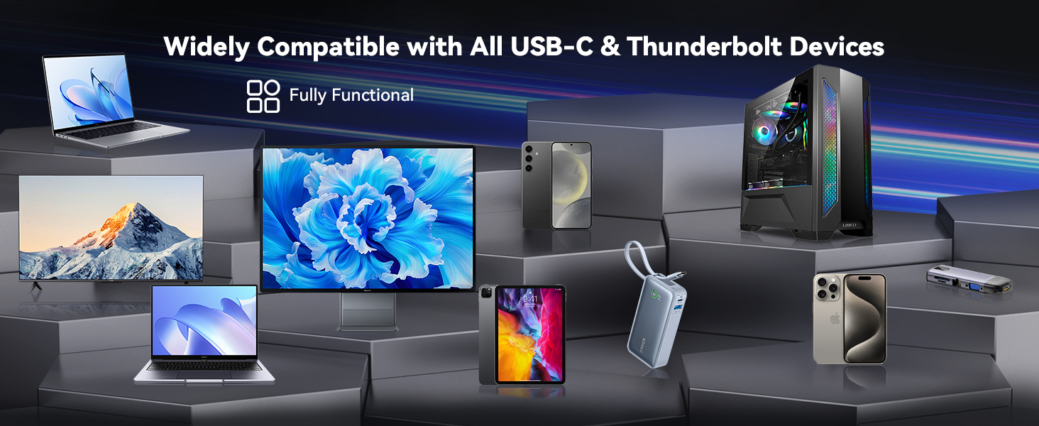 USB4 USB 4 3 Thunderbolt 4 Cable High Speed Data Transfer 40Gbps 8K 4K 60Hz Monitor Video Displaly