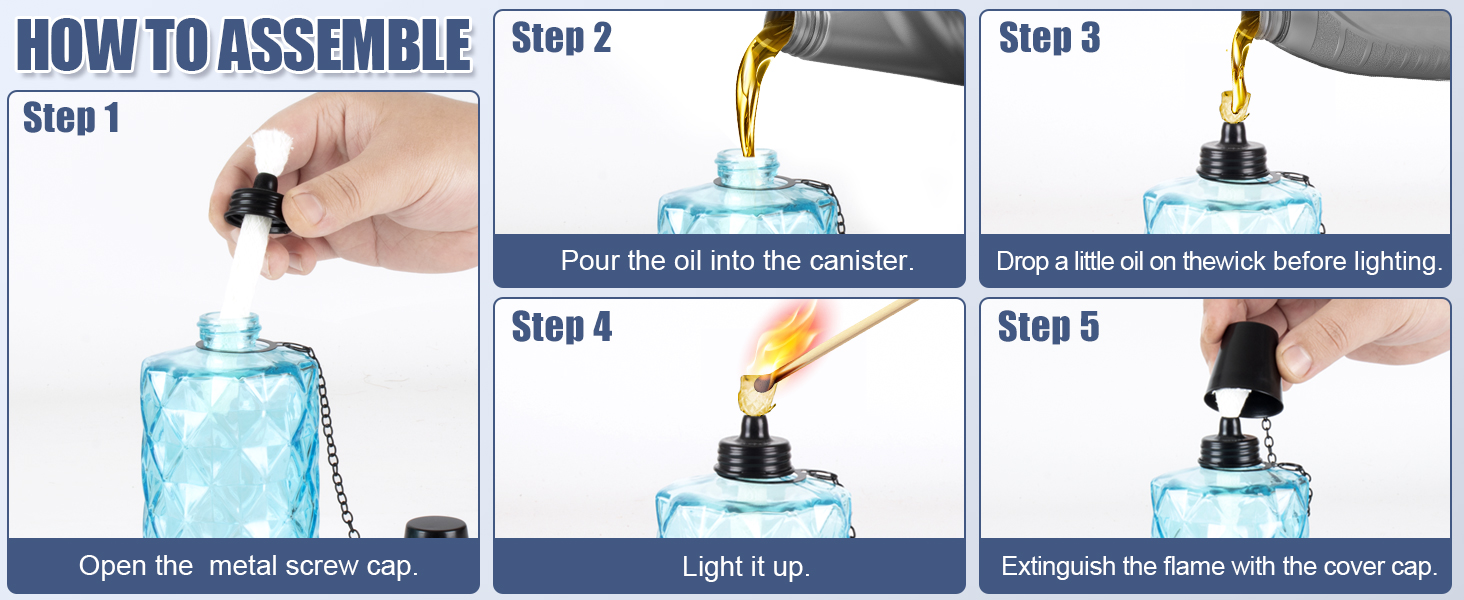 weatherproof garden torches