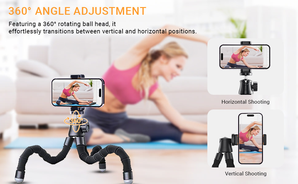 360°ANGLE ADJUSTMENT