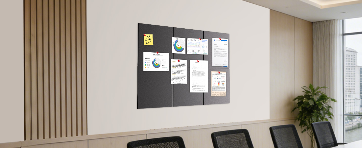 Felt Bulletin Cork Board for wall pin board vision board