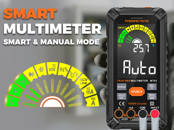 SMART MULTIMETER SMART &amp;amp; MANUAL MODE