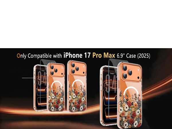 iphone 17 pro max case flowers iphone 17 pro max case girly iphone 17 pro max case clear magsafe