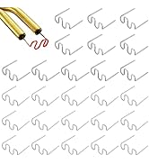 Hot Staples Wave Shape Aorplim 1000 Pcs 0.6/0.8 mm Bumper Repair Welding Wire, Plastic Welder Sta...