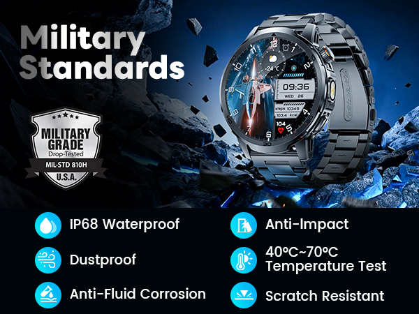military smart watches for men