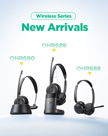 wireless headset with mic for work, bluetooth work headset with microphone for pc