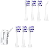 Electric Toothbrush with Water flosser,Toothbrush Replacement Heads,Water Flosser Portable for Tr...