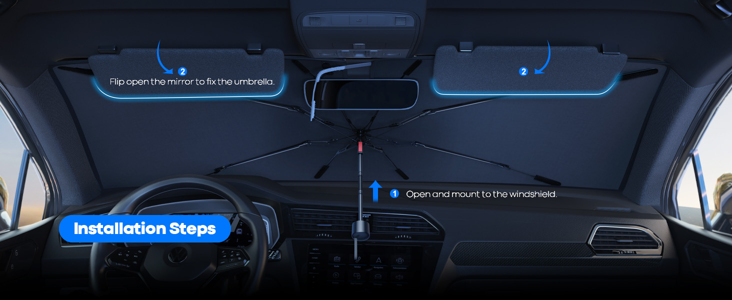 car windshield sunshade sun shade