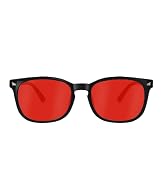 red lens glasses
