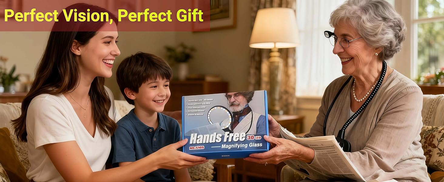 lighted magnifying glass