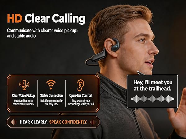 sports open ear bone conduction headphones headphones with built in camera