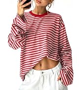Sampeel Womens Long Sleeve Tops Casual Oversized T Shirts 2026 Y2K Fall Fashion Clothes
