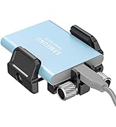 SMALLRIG SSD Mount Bracket SSD Holder for Samsung T5 SSD, for SanDisk SSD, for SanDisk SSD T5, Co...