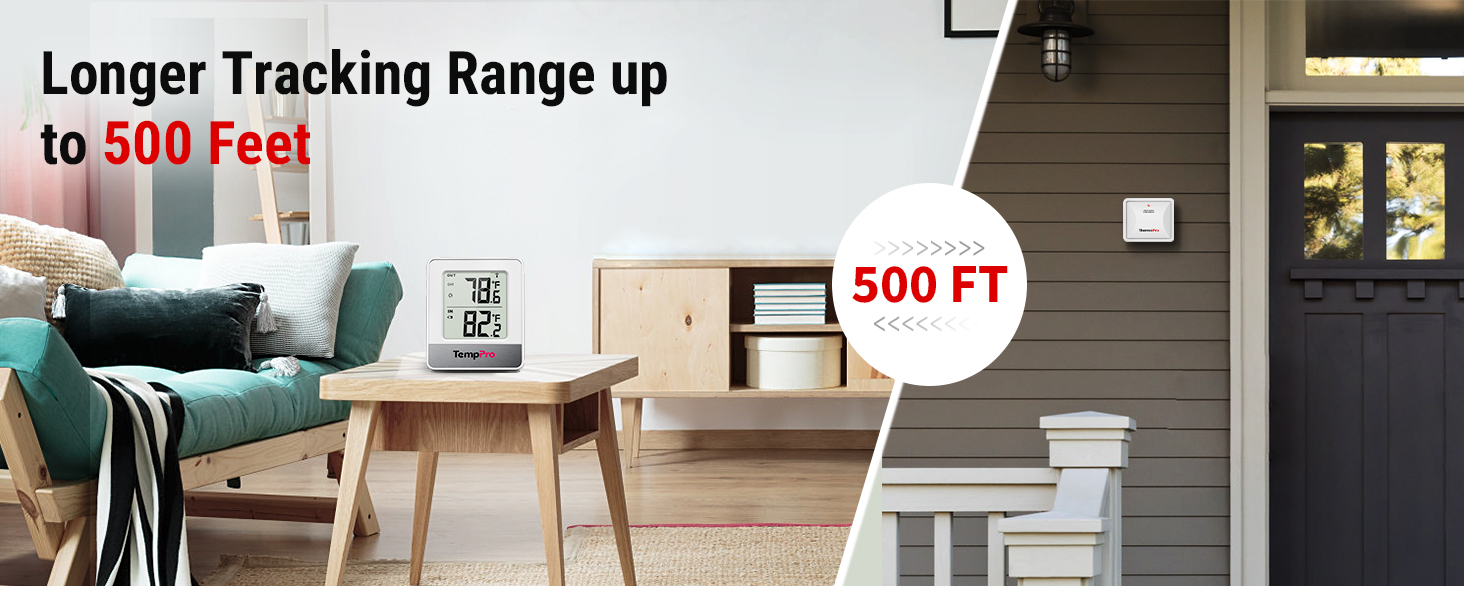 wifi temperature sensor temp and humidity monitor reptile thermometer and humidity gauge