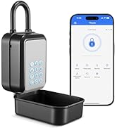 Thlevel Smart Key Lock Box Electronic Bluetooth Lock Box with TTLOCK APP Control &amp; PIN Code Types...