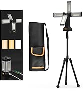 iodoo 13200mAh Rechargeable Aluminum Work Light with Folding Stand Support and Portable Carrying ...