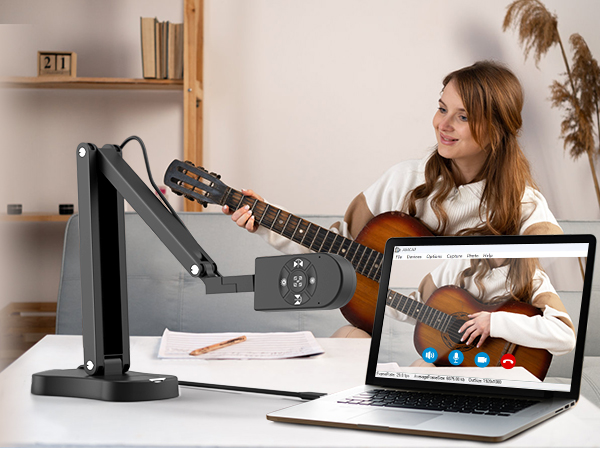 USB document camera teachers classroom teaching 8MP light