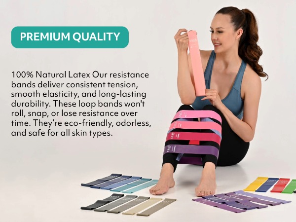Resitance Bands Loop Latex 5 Pzas 3C