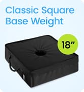 Rhino Square Umbrella Base Weight, 18