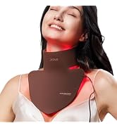 JOVS Red Light Therapy for Neck &amp; Chest, LED Neck &amp; Chest Light Therapy Mask, 66 LED Light Beams ...