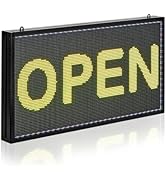 VEVOR Programmable LED Sign, P10 Full Color Flexible Digital Scrolling Panel, DIY Custom Text Pat...