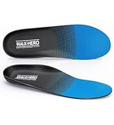 Walkhero Plantar Fasciitis Pain Relief Insoles High Arch Support Orthotic Shoes Inserts, Relieve ...