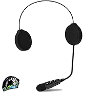 EJEAS E1+ Bluetooth Motorcycle Helmet Headset, Bluetooth Headset for Helmet, CVC Noise Reduction,...