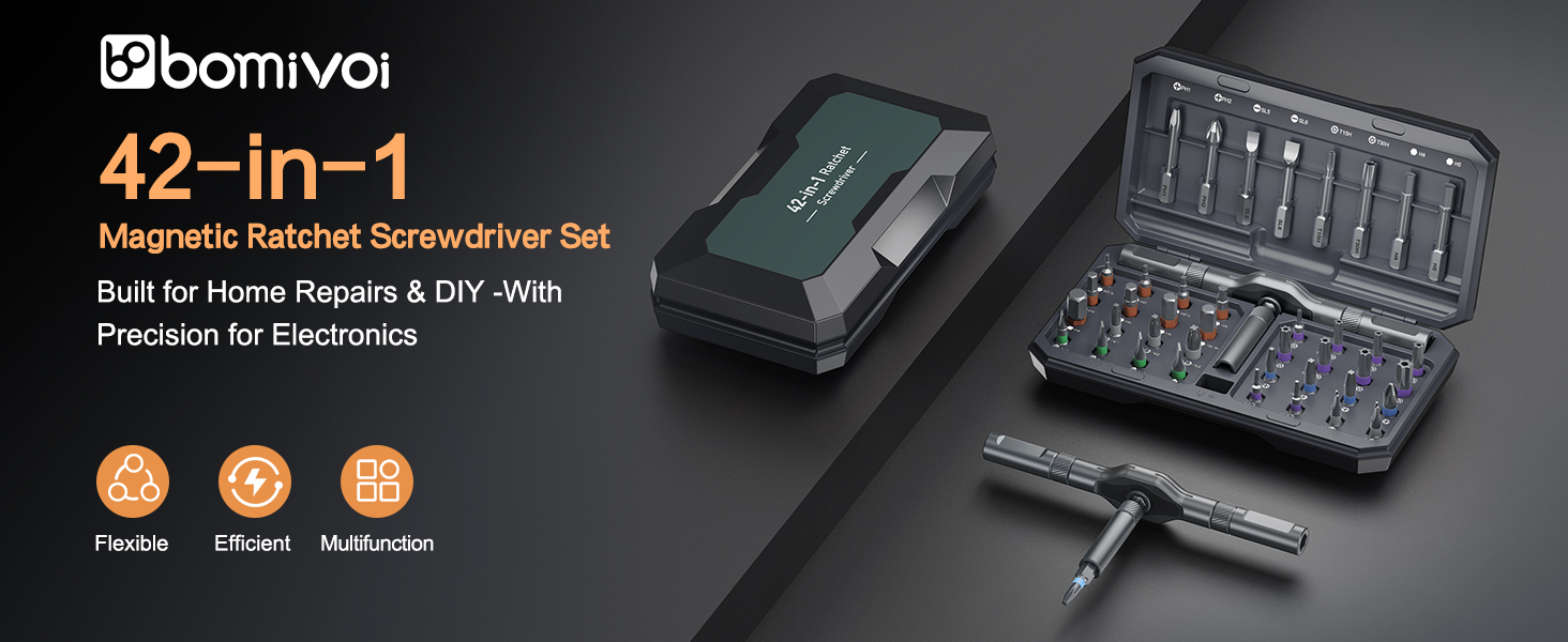 42 in 1 Magnetic Screwdriver Set