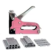 Apollo Tools All-Metal Heavy-Duty Stapler, Power Adjustment Knob, 3-in-1 for Staples, U-Staples, ...