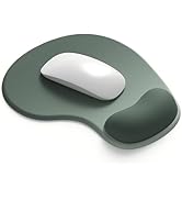 Office Mousepad with Gel Wrist Support - Ergonomic Gaming Desktop Mouse Pad Wrist Rest - Design G...
