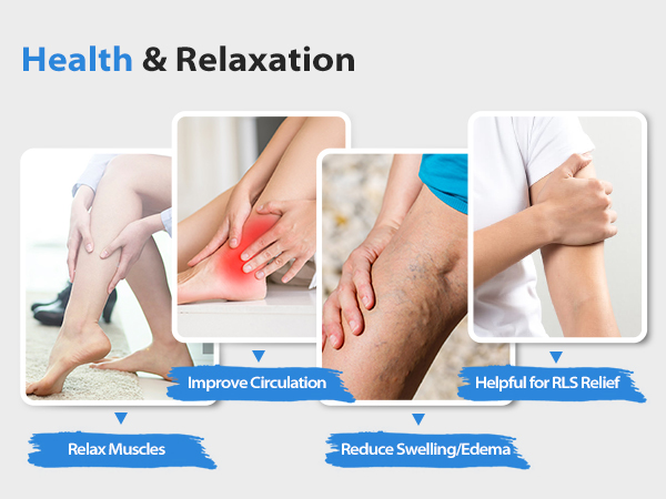leg massager for circulation and pain relief