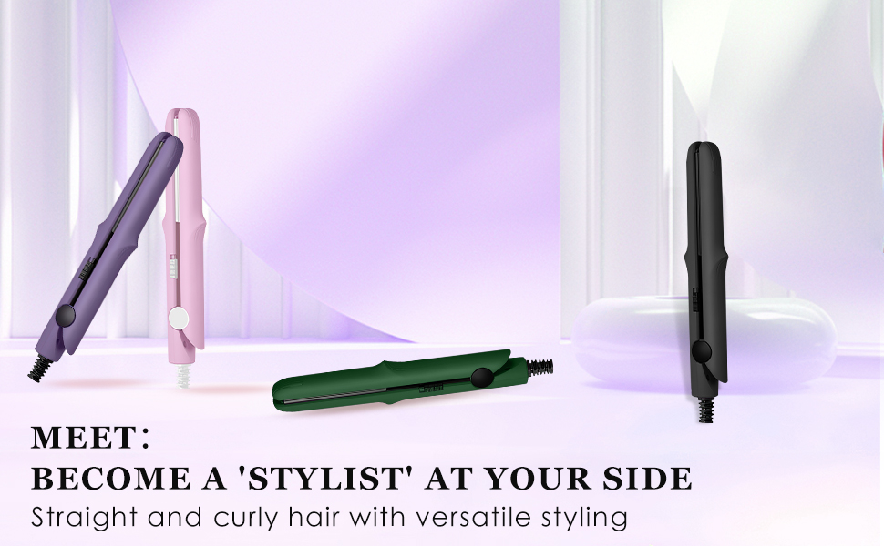 Straightener Curling Iron Combo