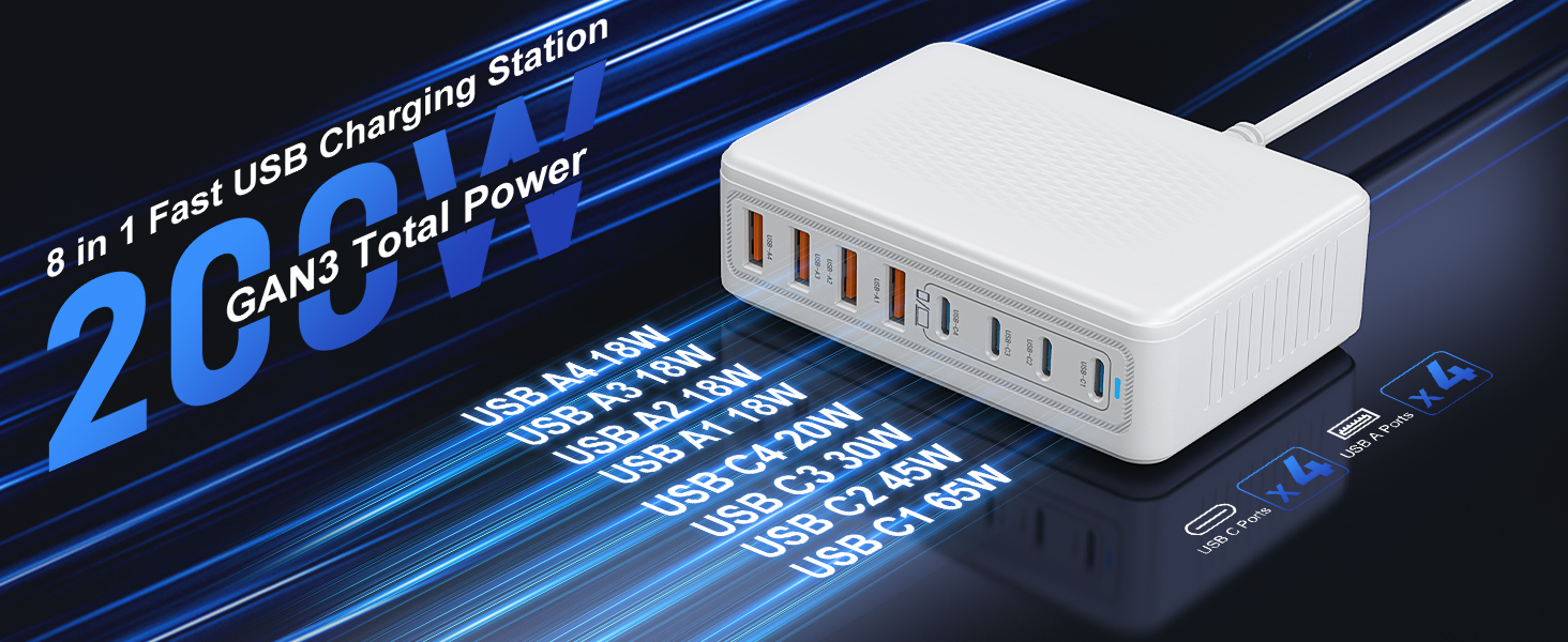 charging station usbc charger block usb charger block charging station for multiple devices apple