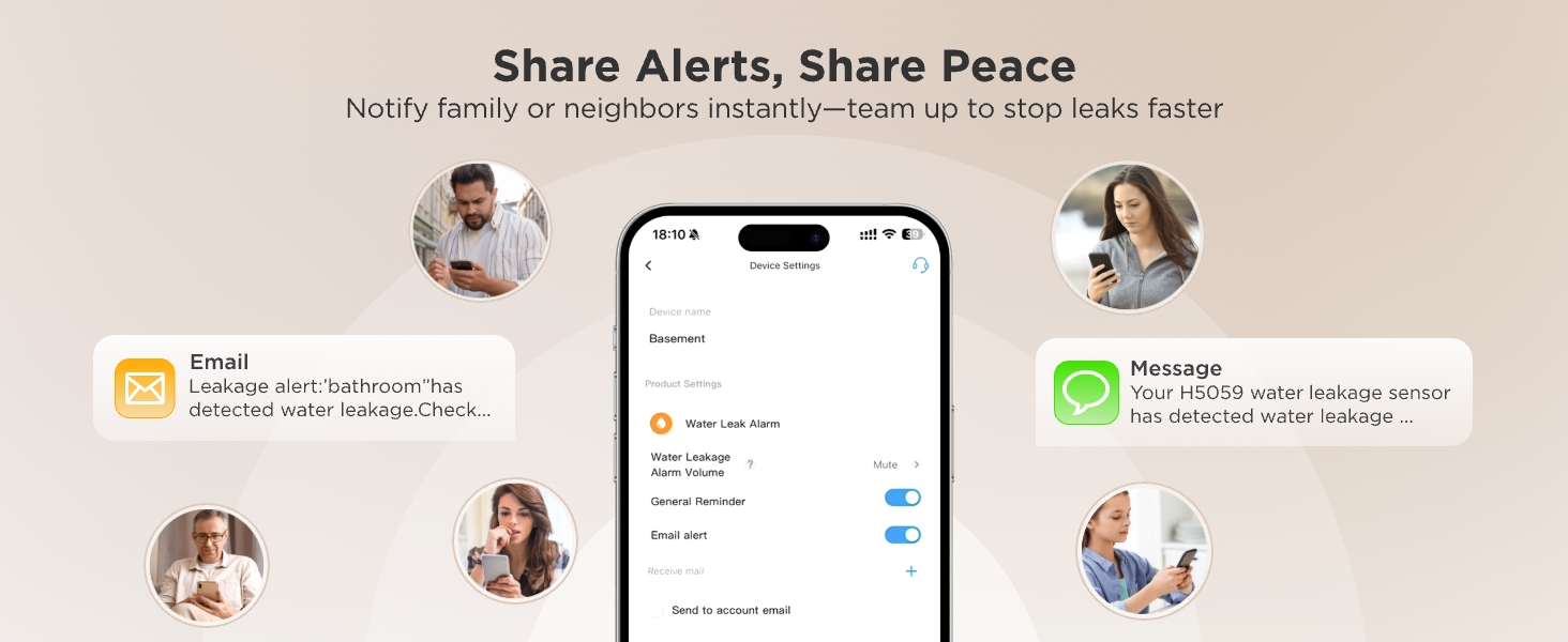 water alarm leak detector