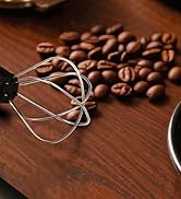 Handheld Milk Frother Rechargeable, Electric Whisk for Coffee, 2 Stirring Rods 3 Speed Adjustable...