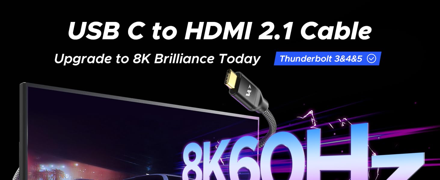 USB C to HDMI 2.1 Cable