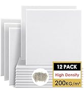 FONESO Acoustic Panels Sound Proof Padding 12"X12"X 0.4" (12-Pack, White)